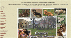 Desktop Screenshot of grendoxdachshunds.com
